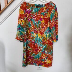 Vibrant Floral Dress